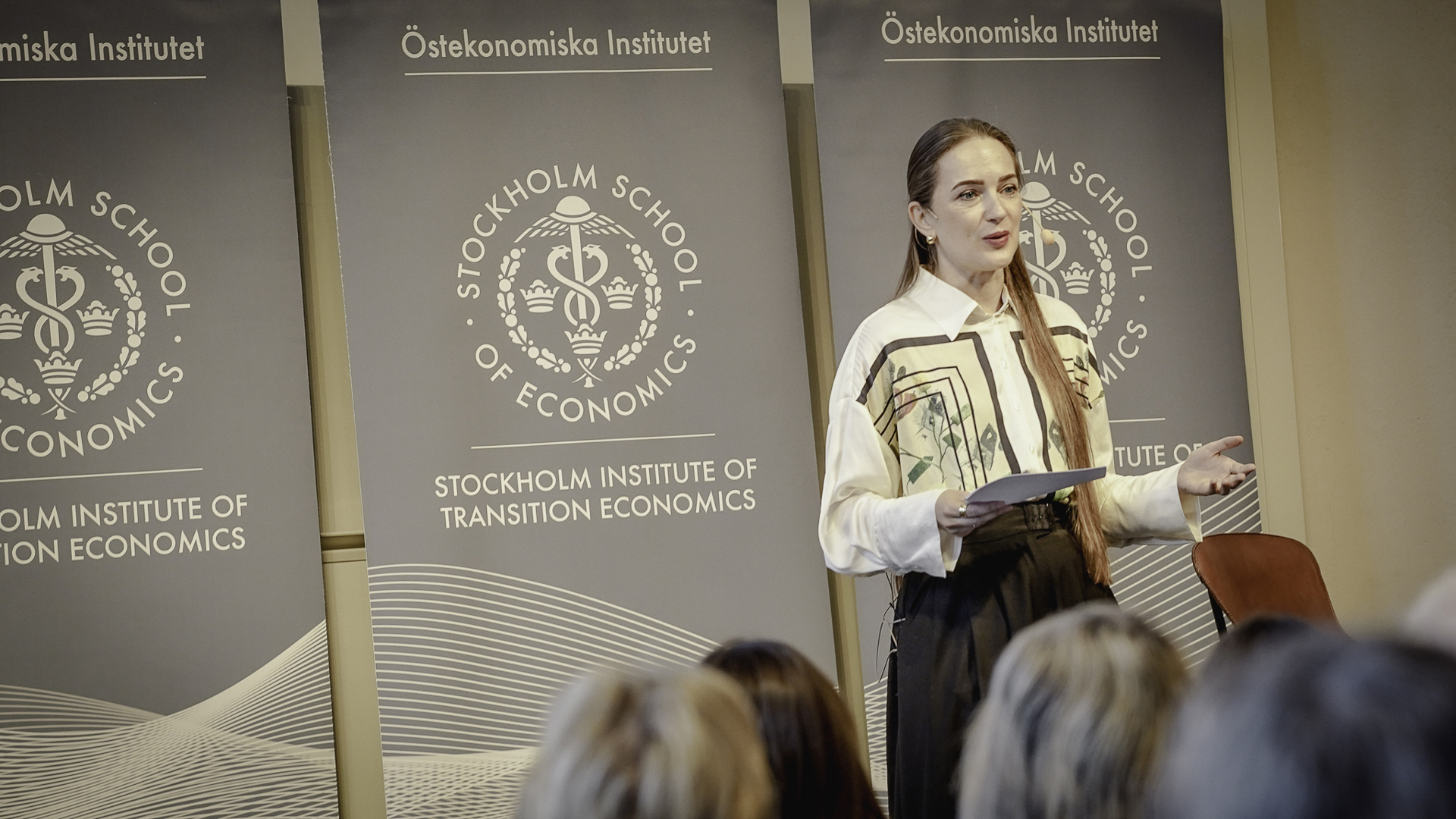 Photo of Oleksandra Matviichuk. Photo: Dominick Nilsson