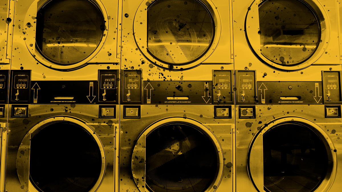 Washing machine on top of each other