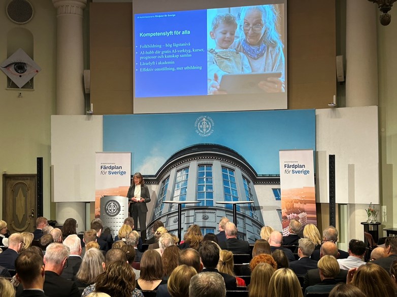 Presentation in auditorium