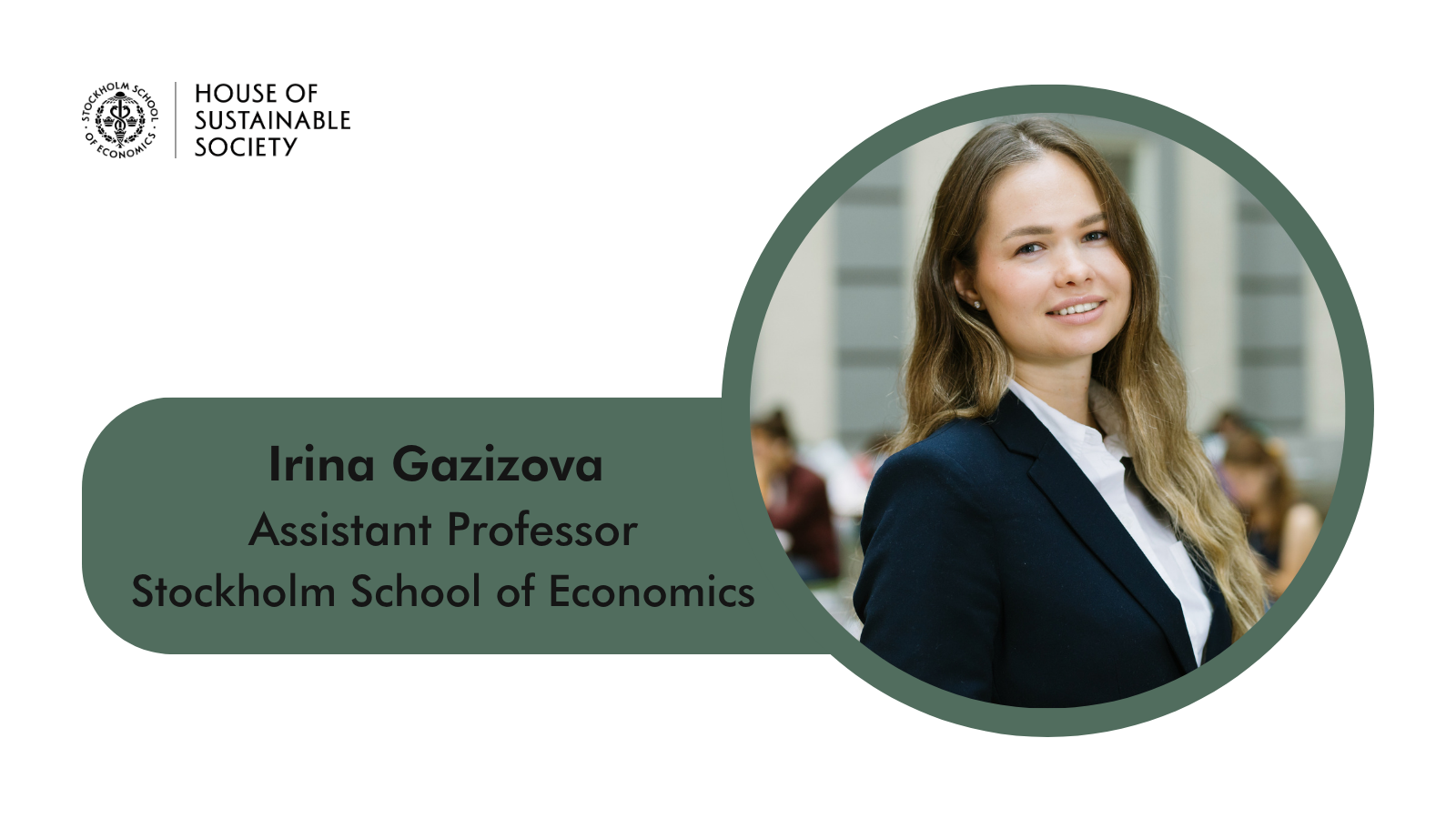 Portrait of Irina Gazizova, Assistant Professor at Stockholm School of Economics