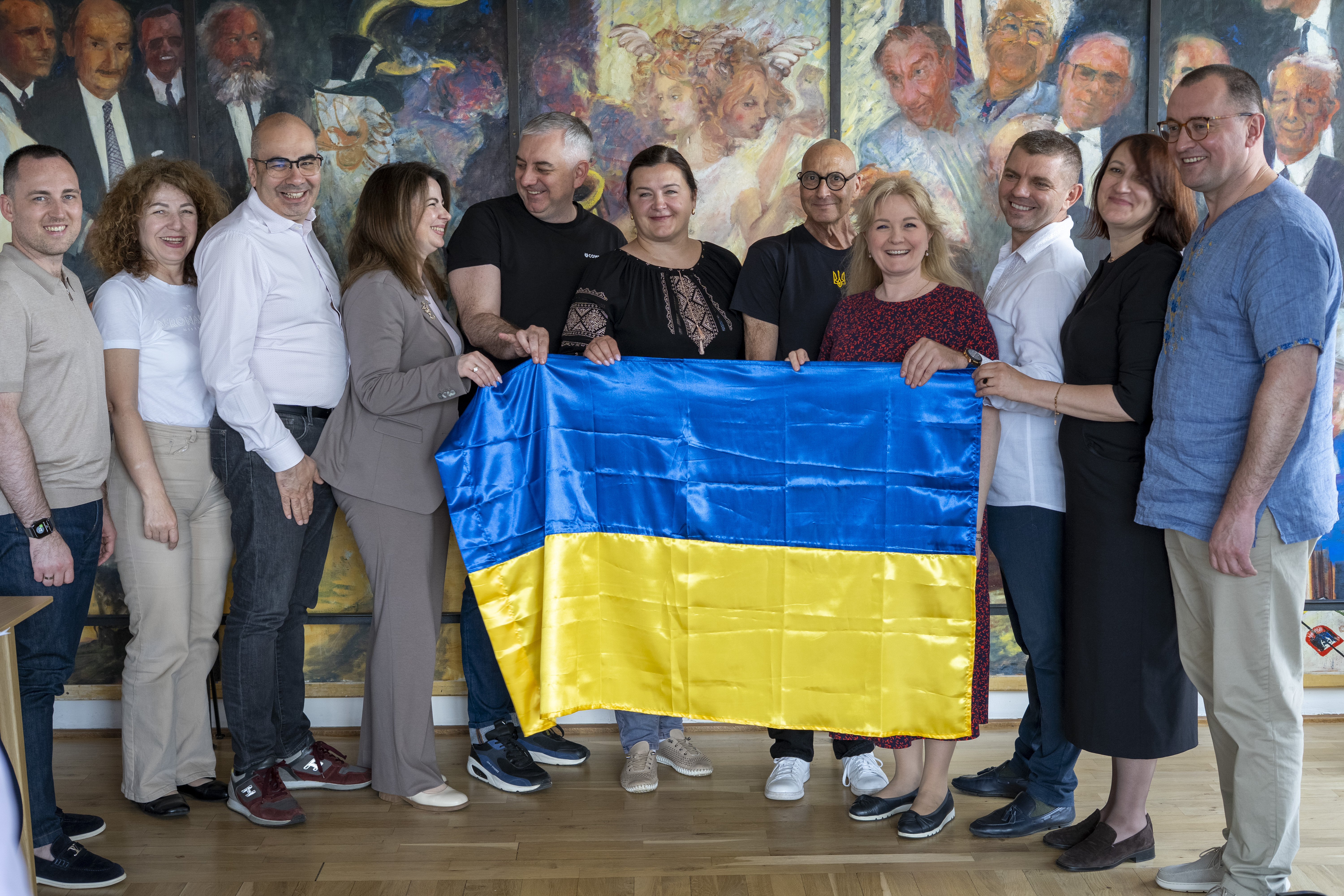 Ukrainian hospital delegation