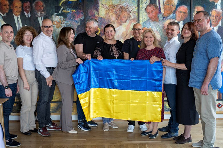 Ukrainian hospital delegation