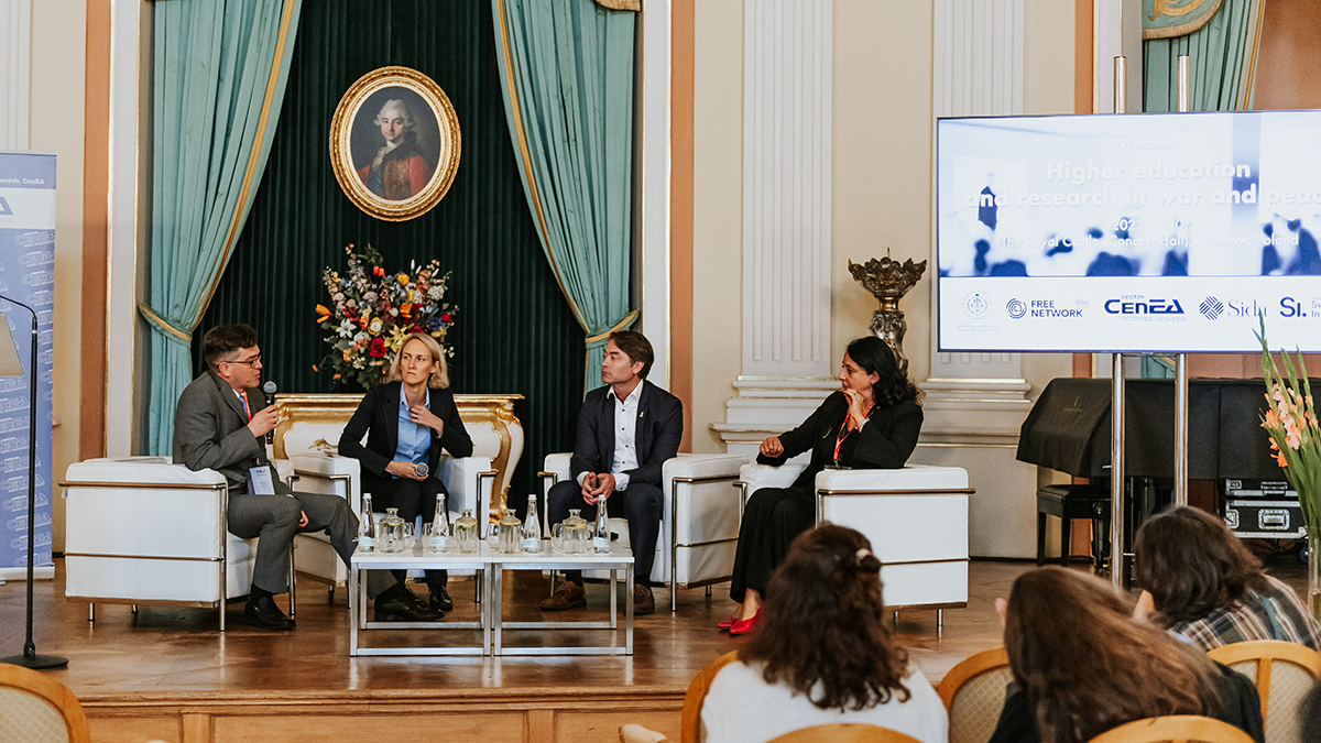 From left: Michal Myck, Nataliia Shapoval, Torbjörn Becker and Tamara Sulukhia.