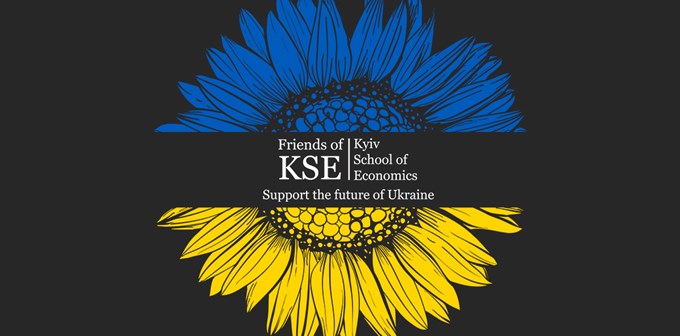 Av vactor image of a sunflower with the colors of the Ukraine flag