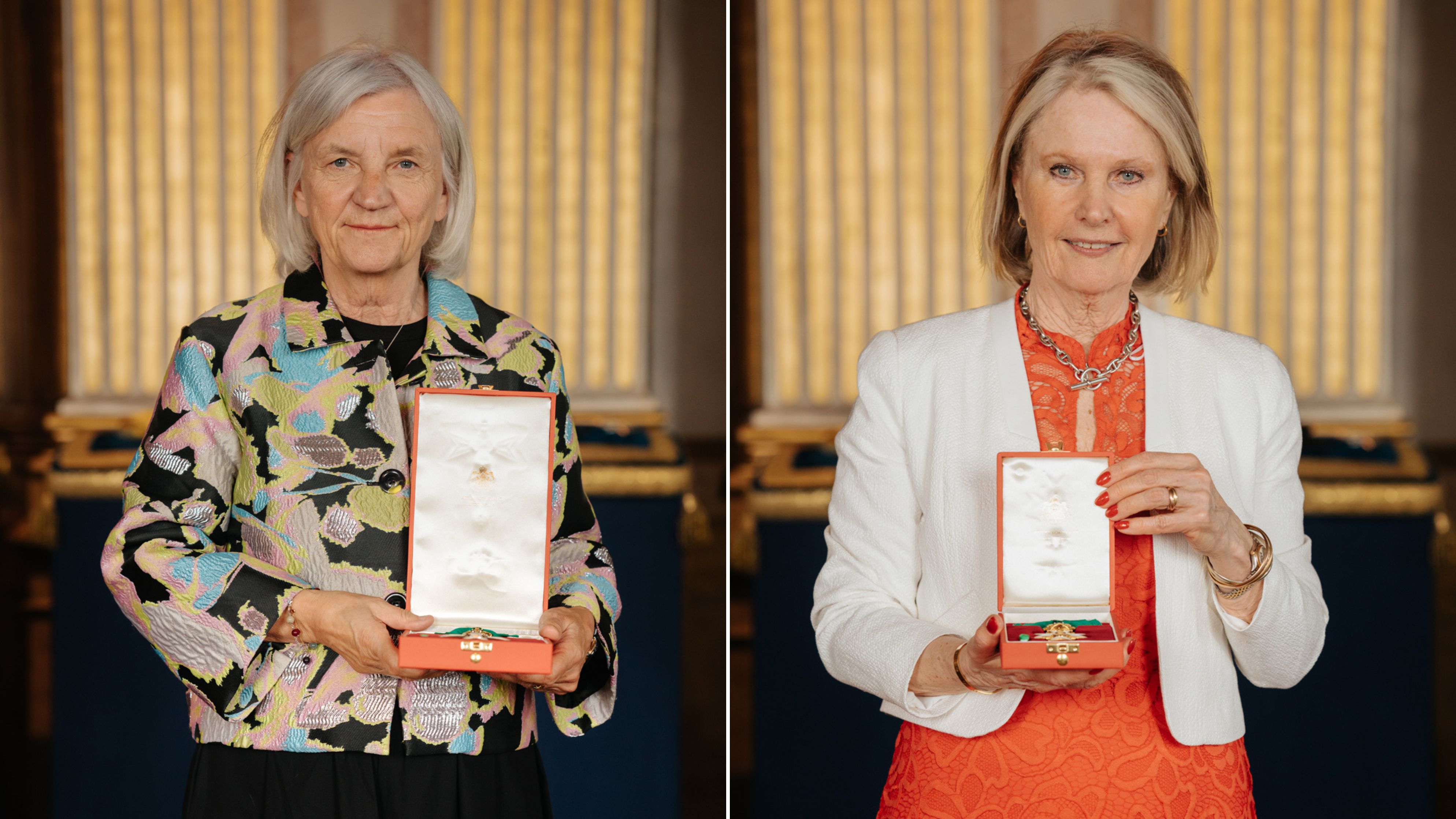 Knights Marie Ehrling and Gunilla Arhén