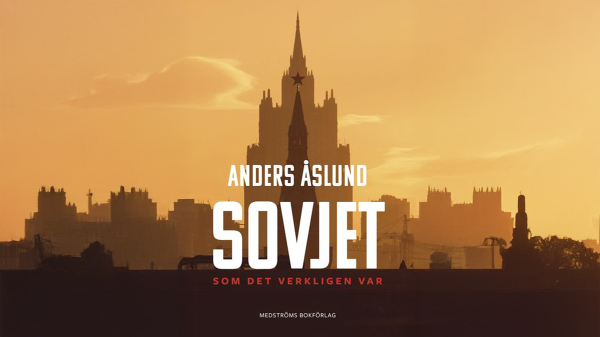 En redigerad version av bokomslaget till boken "Sovjet som det verkligen var"