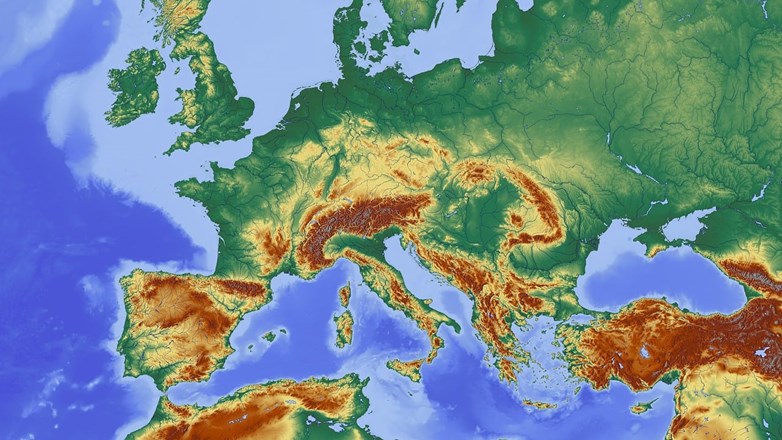 Map of Eastern Europe