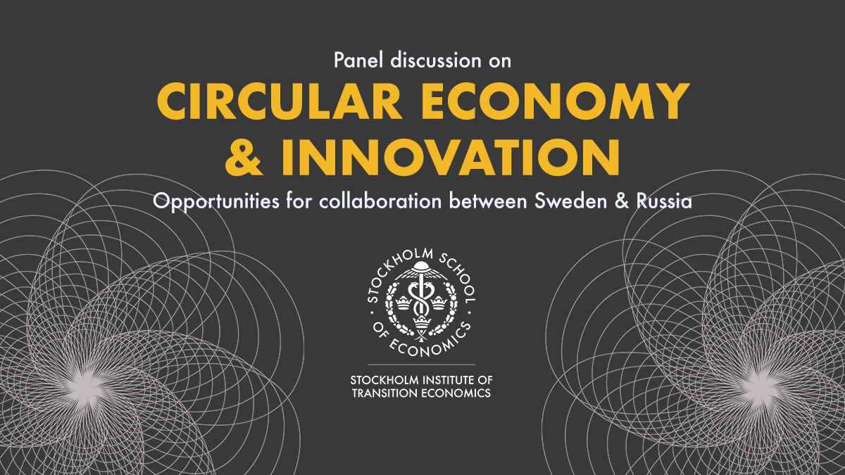 Sweden and Russia panel discussion on Circular Economy and Innovation