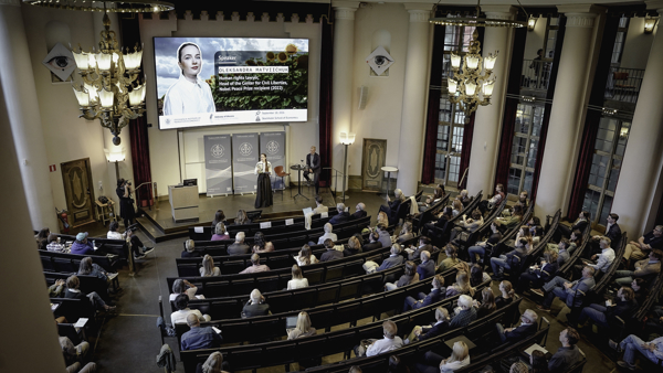 Defending human rights in times of war - a lecture with Oleksandra Matviichuk