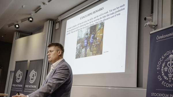 Yuriy Gorodnichenko presented insights on how war disrupts the allocation of resources (2026)