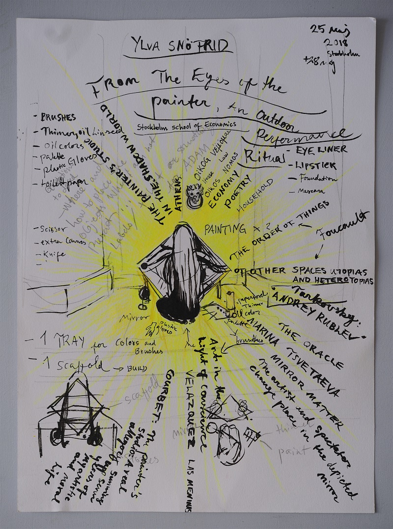 Drawing by Ylva Snöfrid