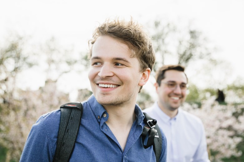 Image of happy student