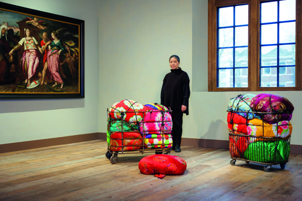 Kimsooja, Taegu, South Korea, 1957, performance, film, sculpture and site-specific installations