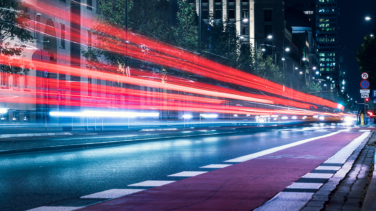 High speeding traffic lights