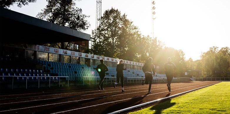 running