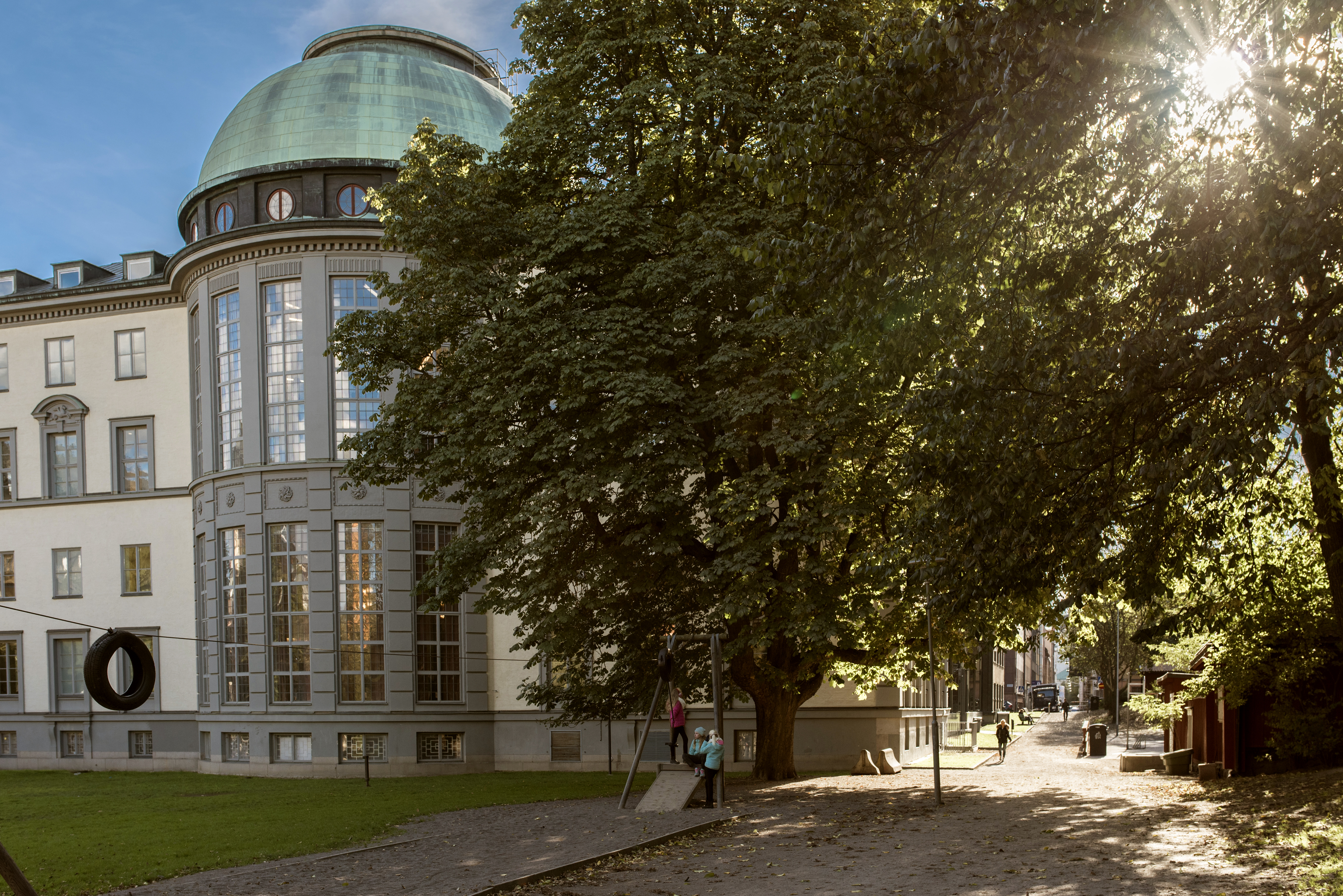 SSE outdoors in summer