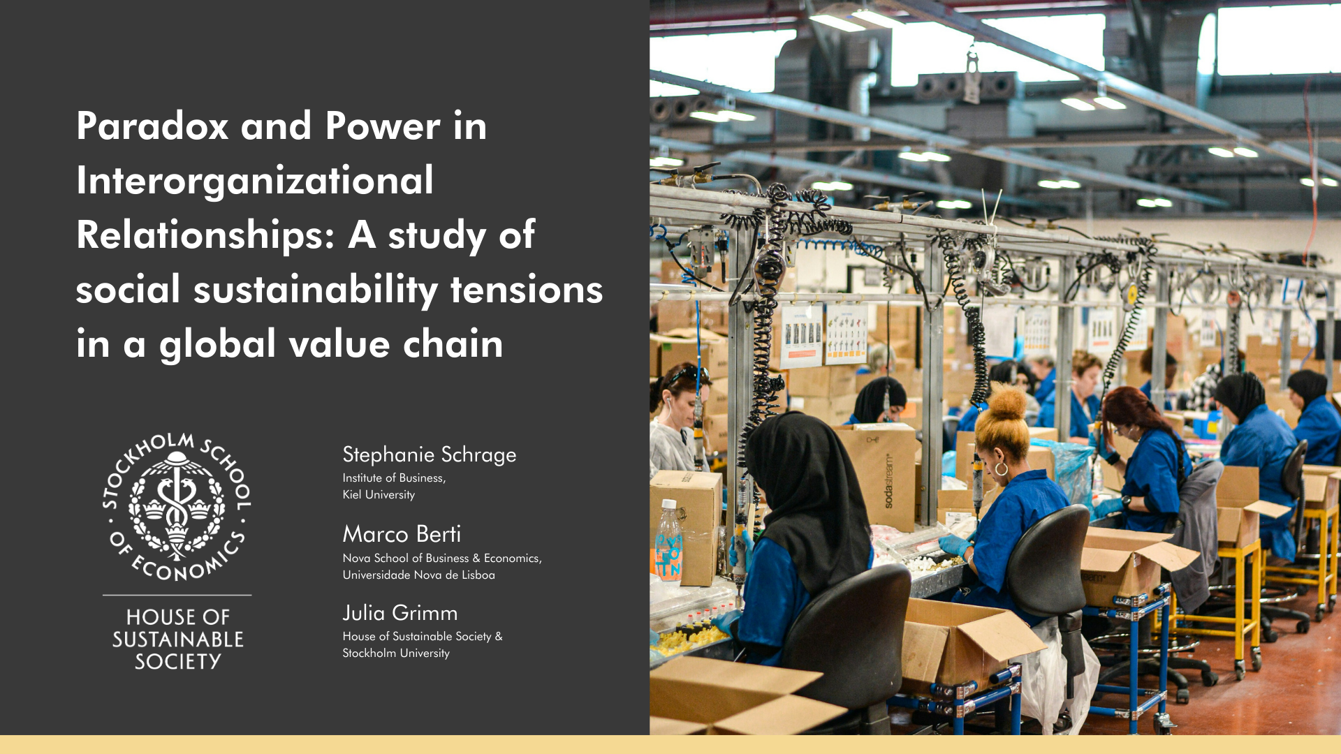 Academic Insight Paradox and Power in Interorganizational Relationships News Header depicting workers in a factory manufacturing clothes
