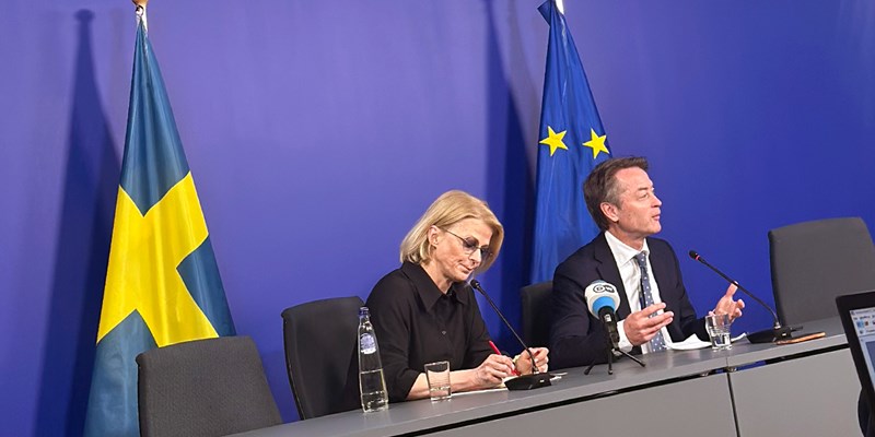 Photo of Elisabeth Svantesson and Torbjörn Becker