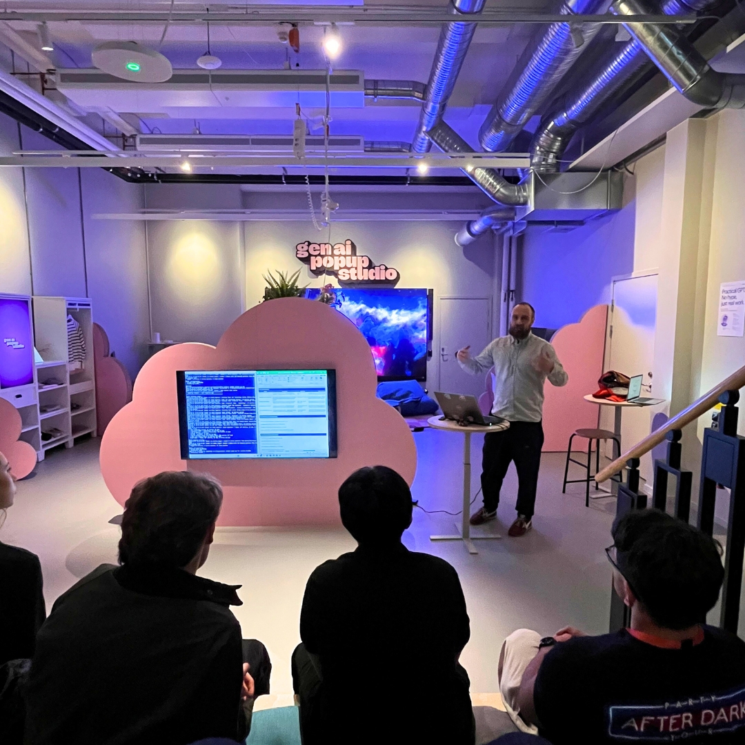 Accenture's GenAI studio in Stockholm