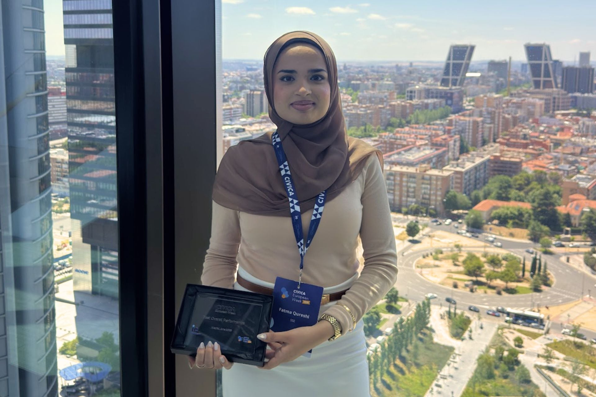 Fatma Qureshi at CIVICA's European Week 2026
