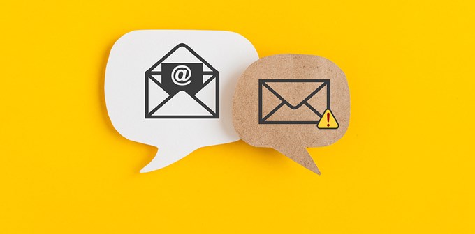 New important email notification concept for business e-mail communication and digital marketing. Inbox receiving electronic message alert