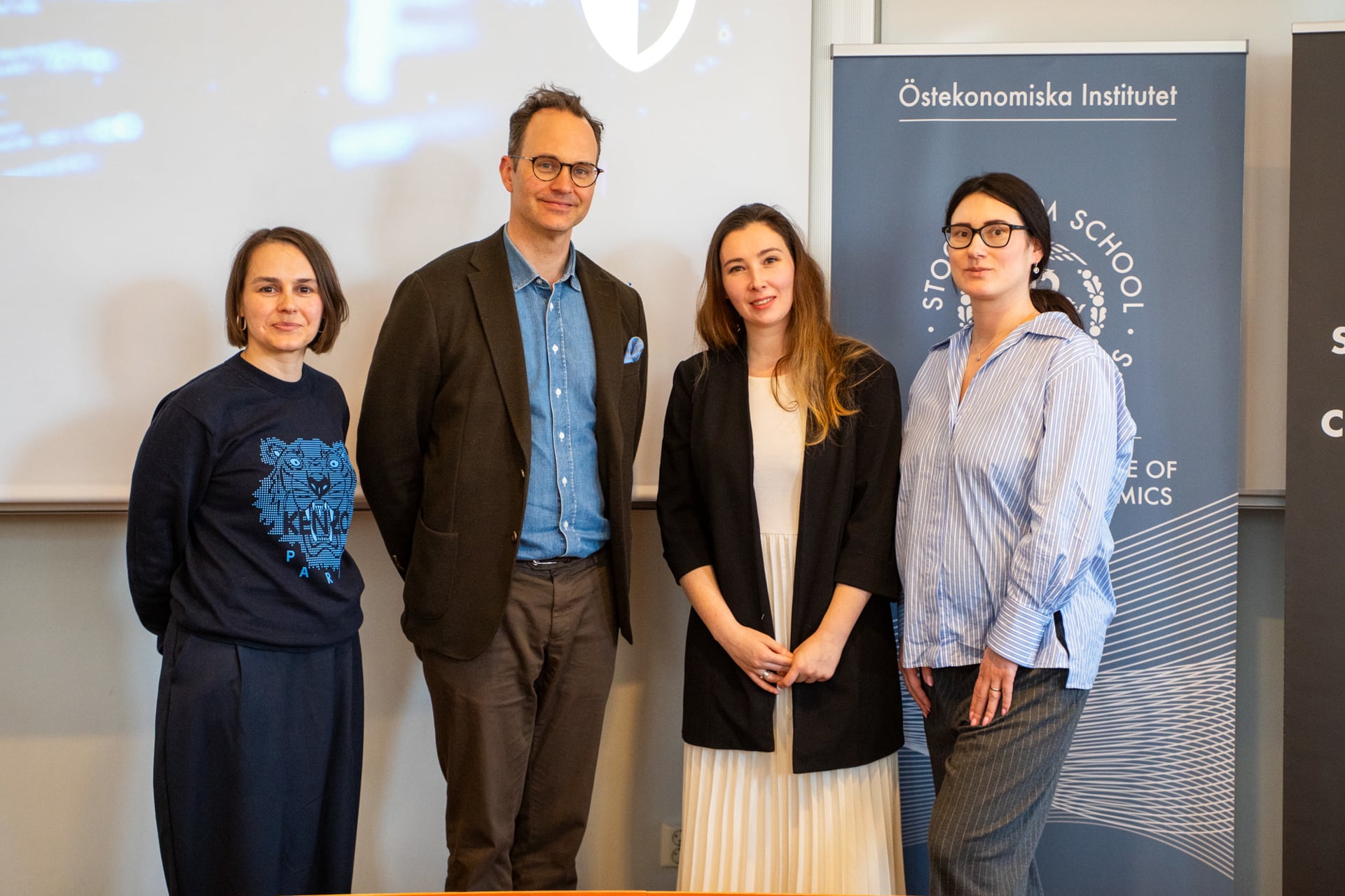 From left to right: Ksenia Mischa Rundin, Rikard Westerberg, Mary Prokhorova and Anna Anisimova.