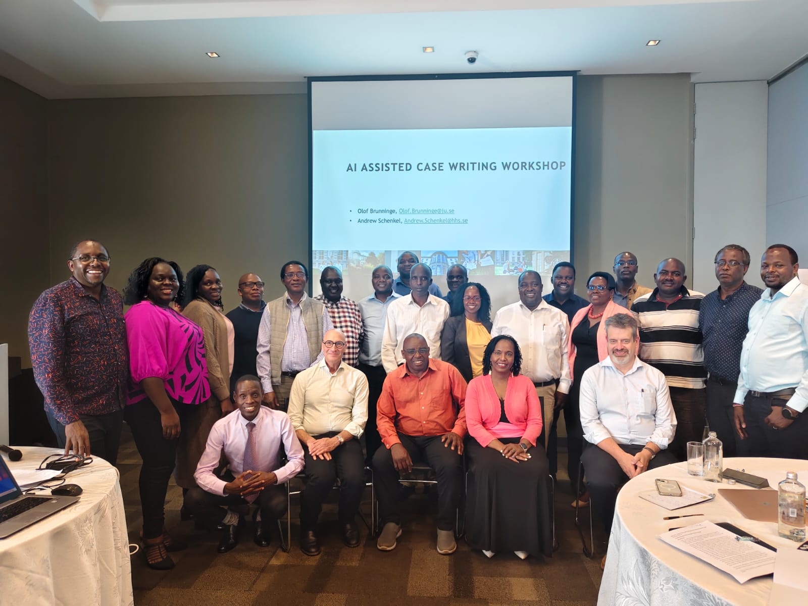 Andrew Schenkel in Nairobi workshop