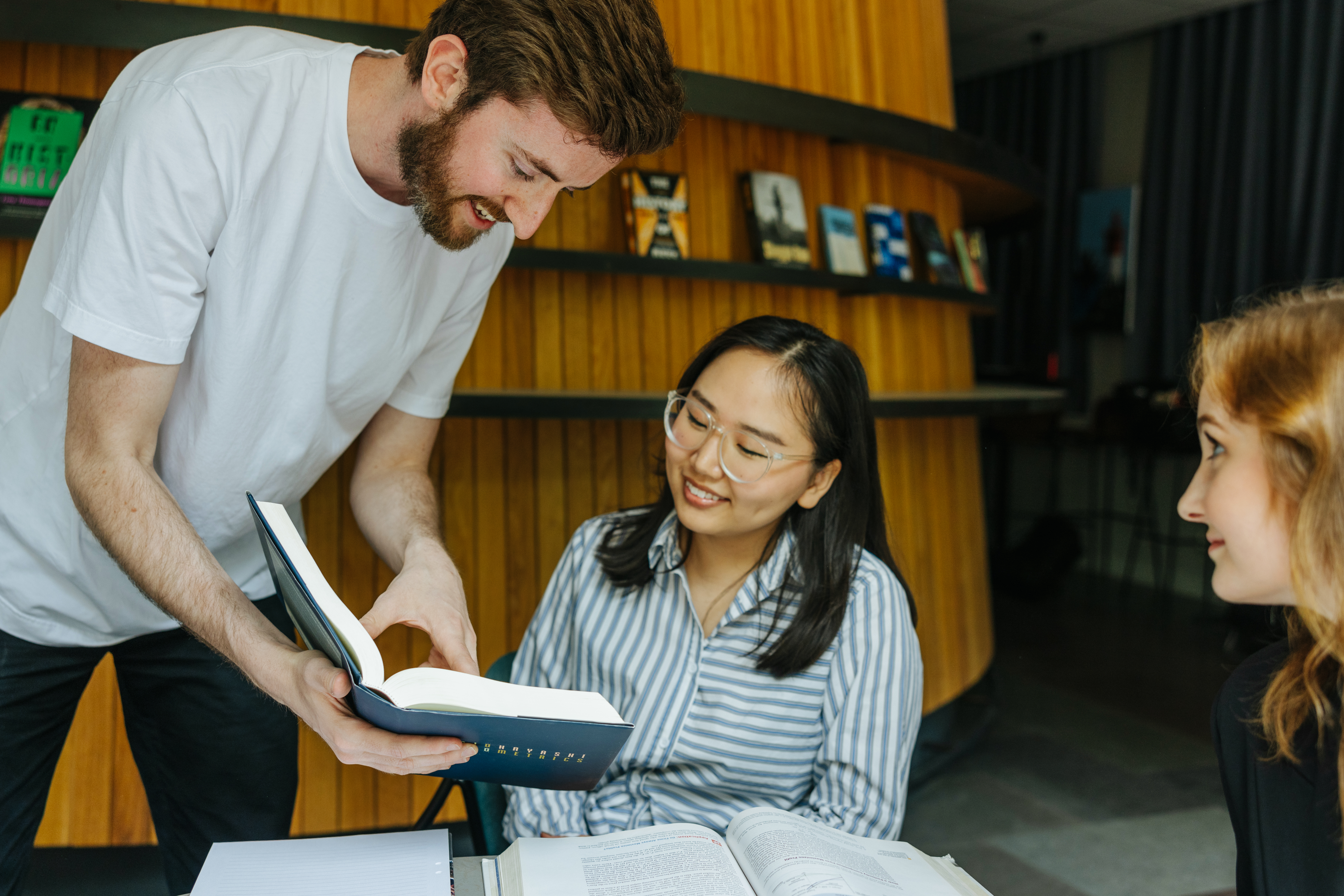 Students in the classrooms