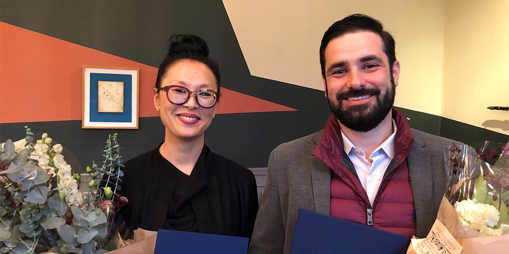 Linda Frygell and Raphael Neves Batista