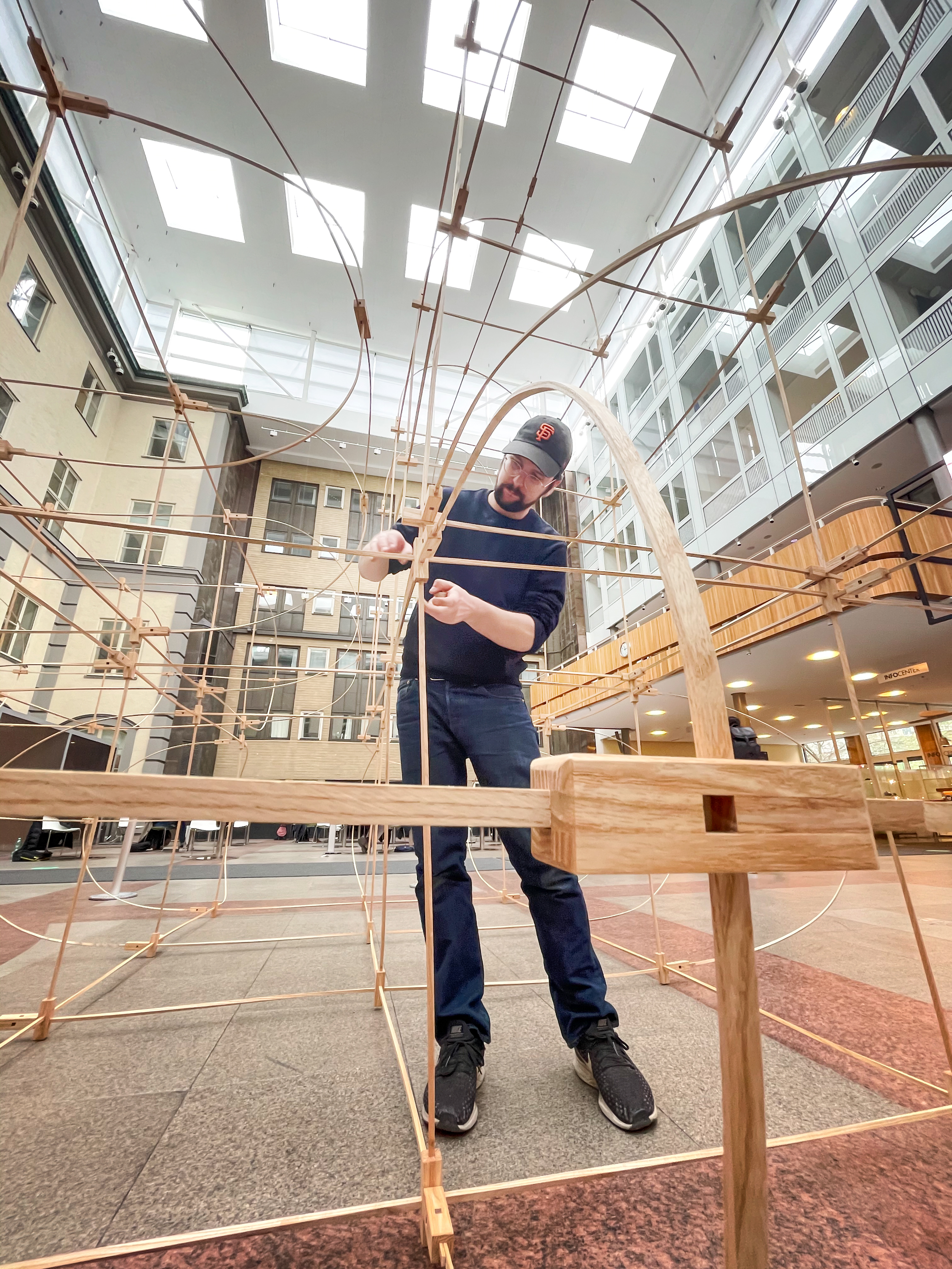 Pic of Jesper Andersson working