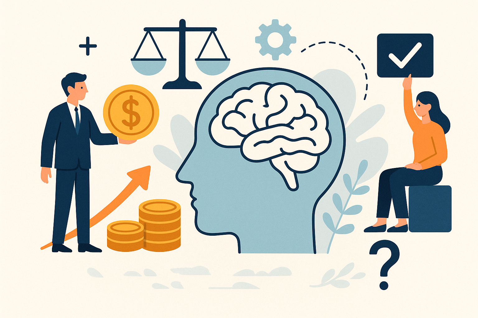 Illustration of behavioral economics research