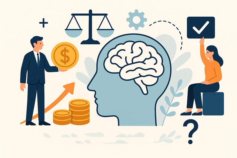 Illustration of behavioral economics research