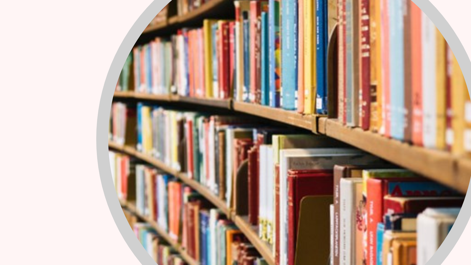 Bookshelf of academic publications