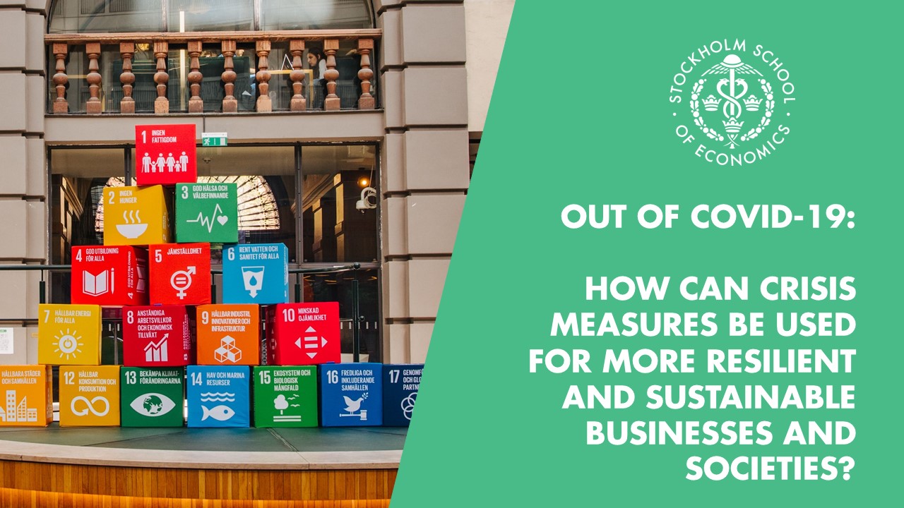 Webinar cover page and title