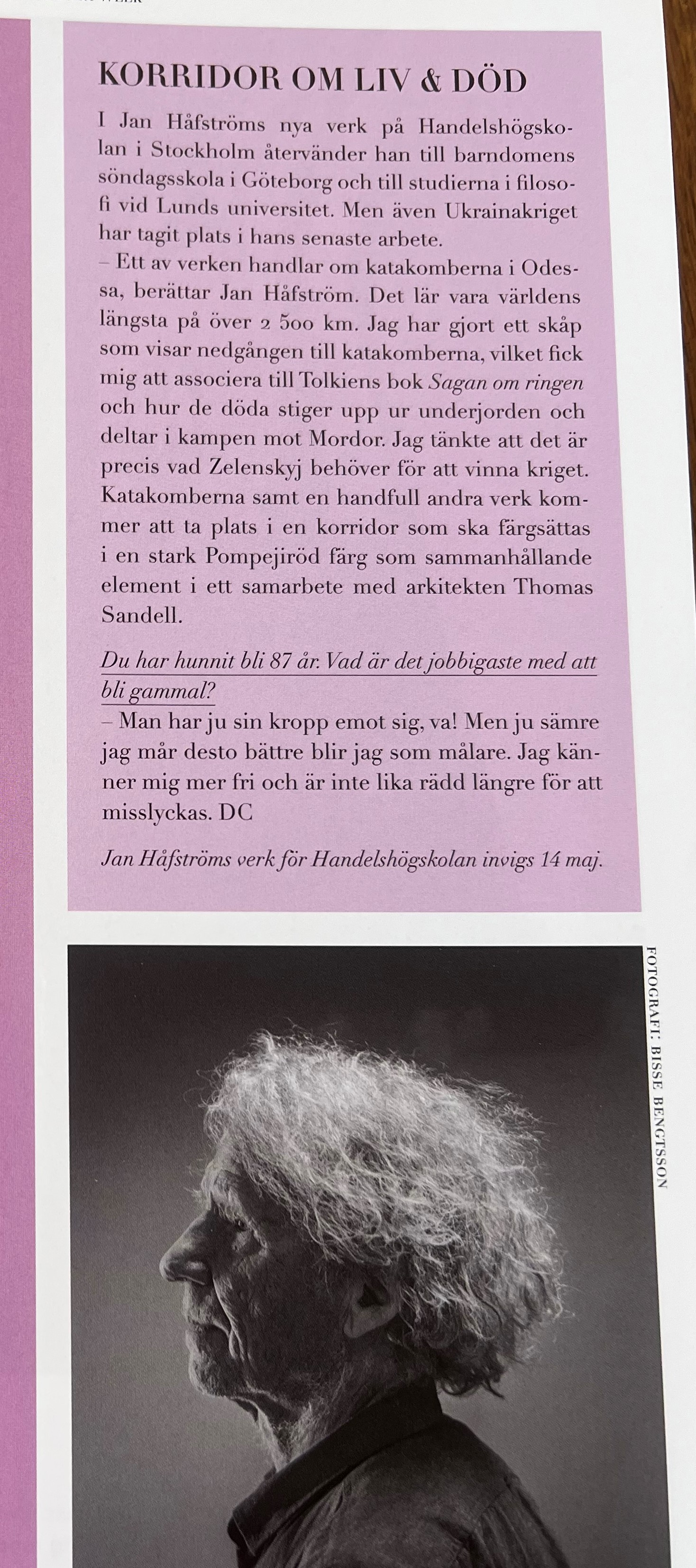 Jan håfström artnews