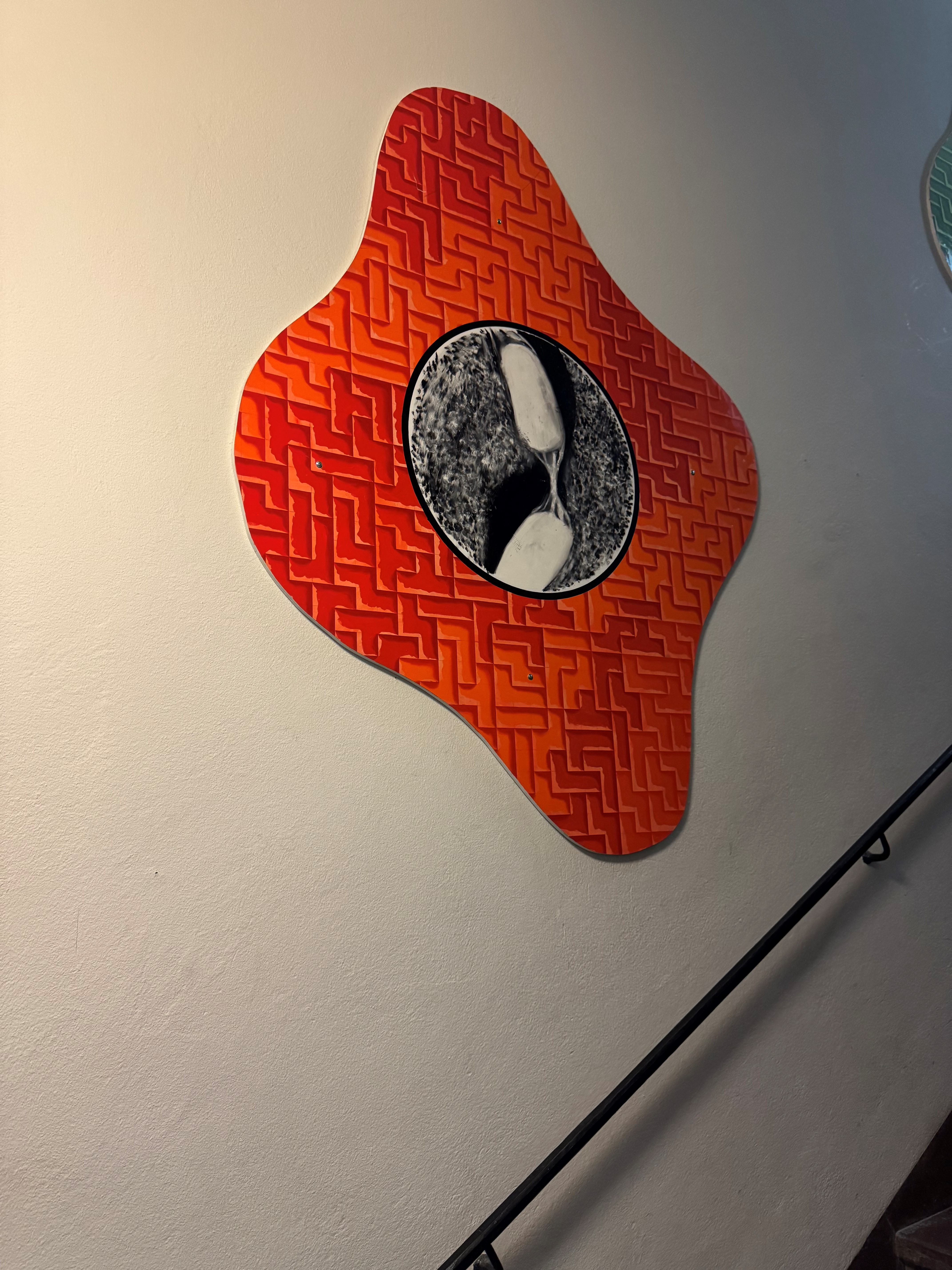 Michael West, Utan titel, 1995, oil on panel, 135 x 120 cm