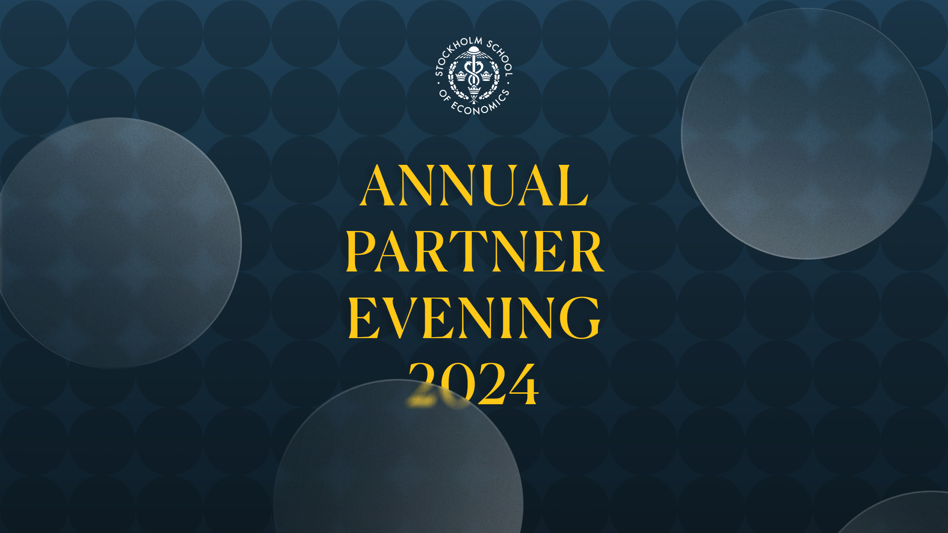 Blue and yellow invitation