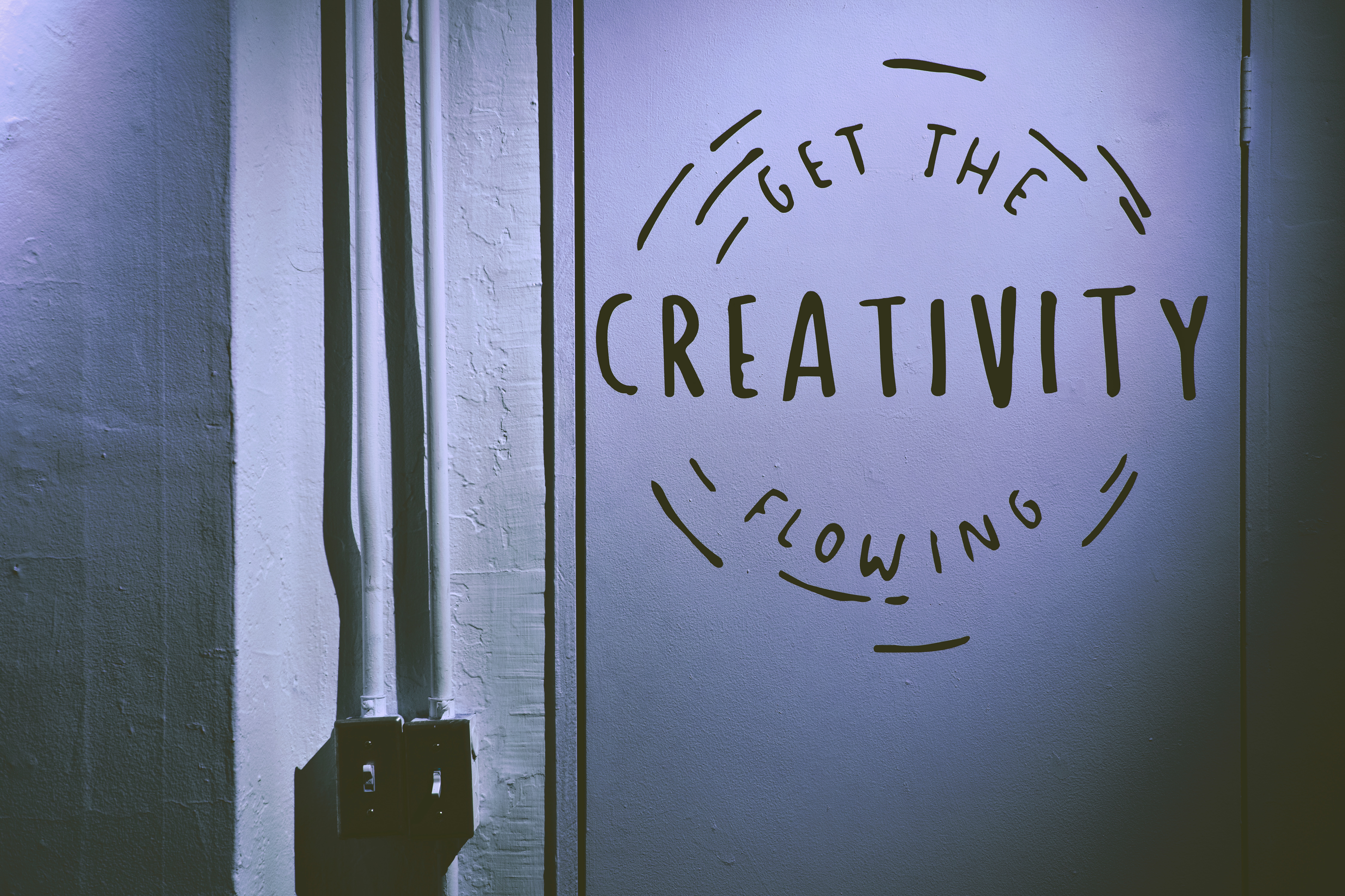Get the Creativity Flowing sign