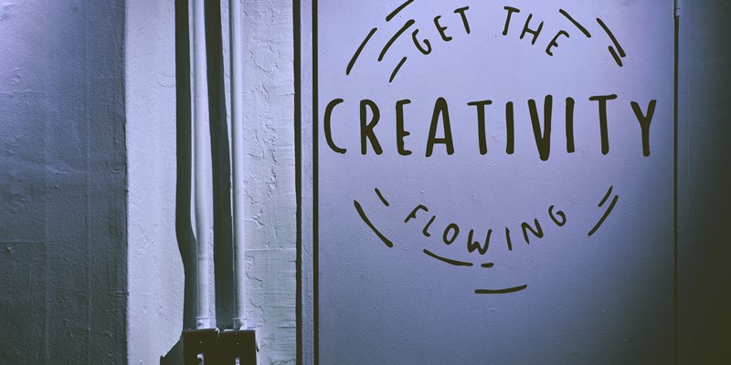Get the Creativity Flowing sign