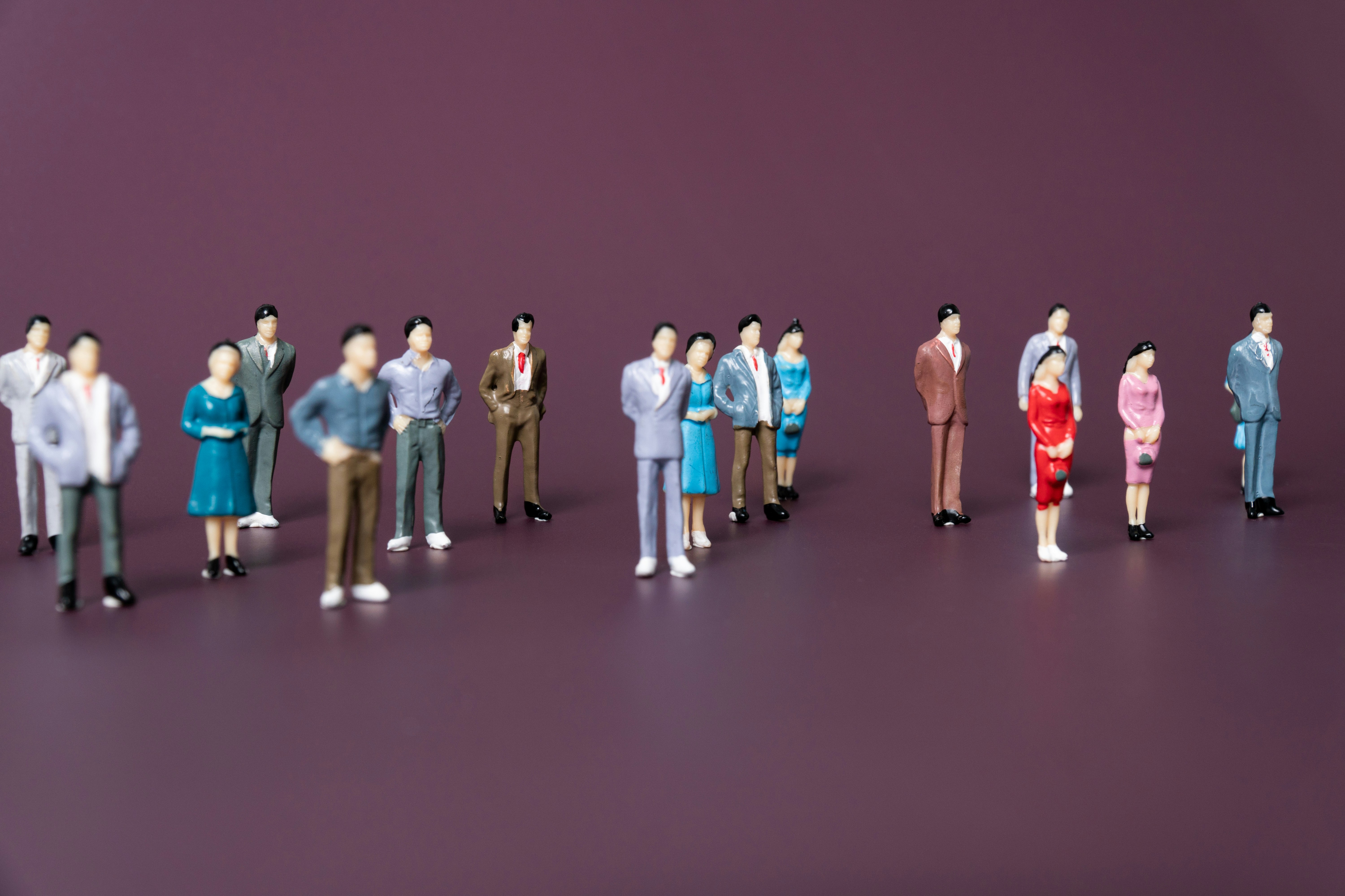 Group of people standing on a stage