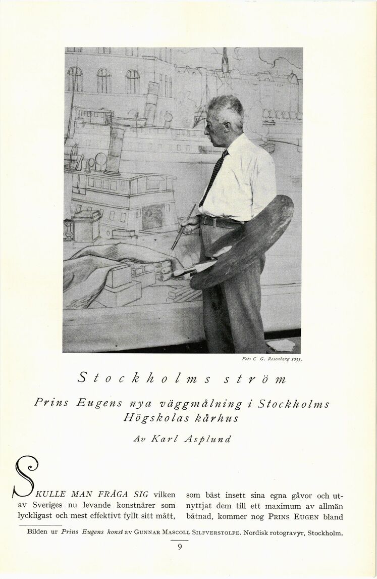 Prins Eugene painting Stockholms Ström