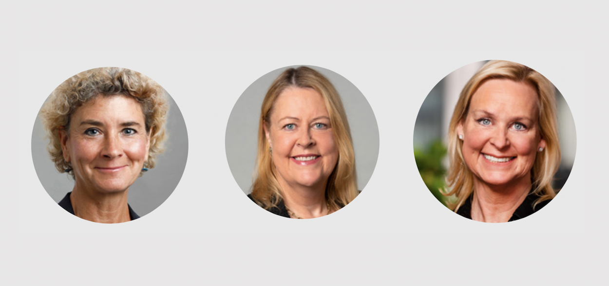 Headshots of three Di rankings Misum Board members