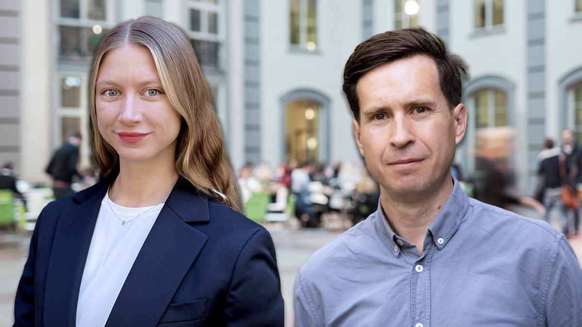 From left: Anastasiia Arbuzova & Olle Folke.