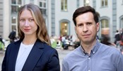 From left: Anastasiia Arbuzova & Olle Folke.