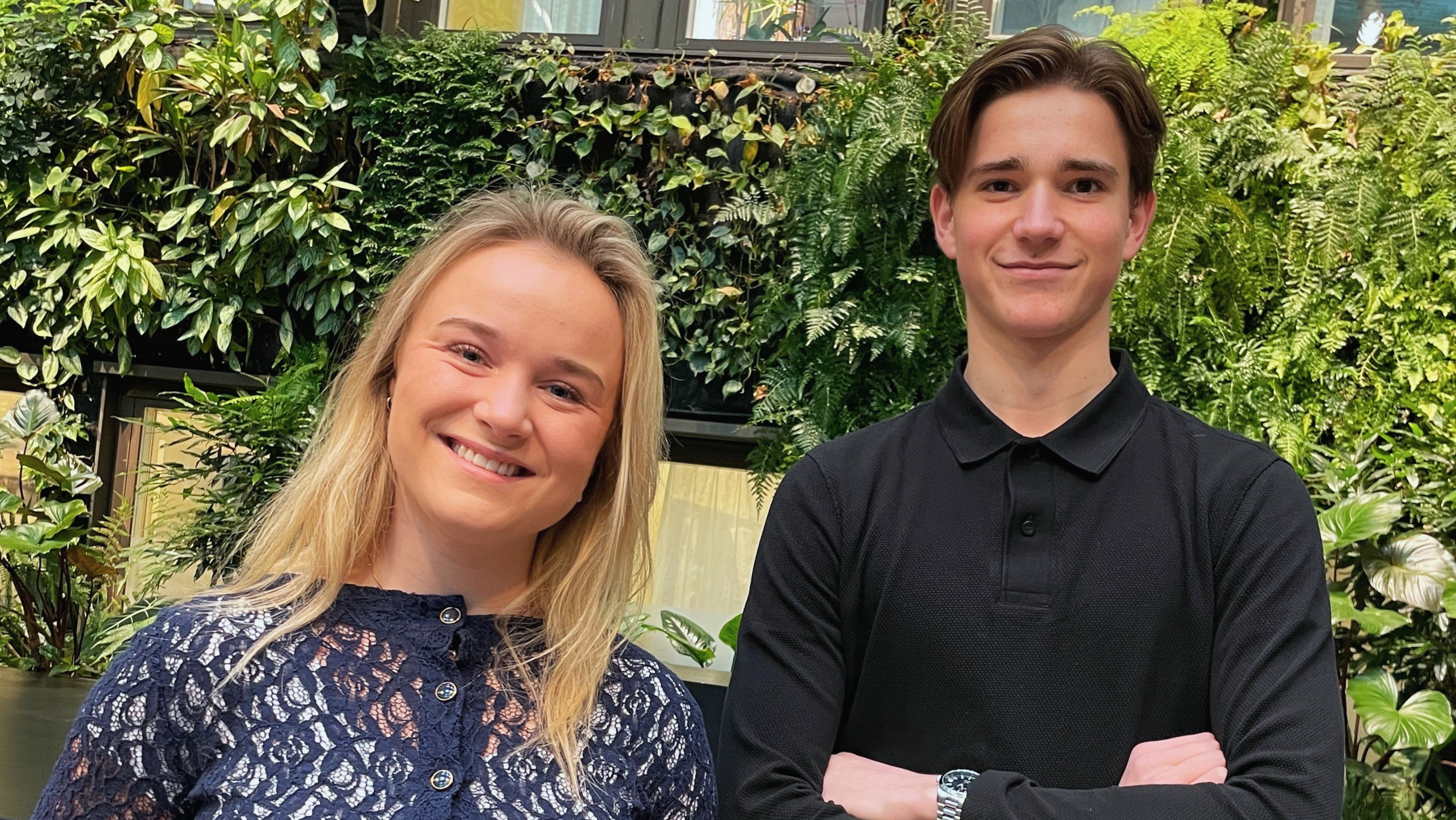 CIVICA Ambassadors Estrid and Simon