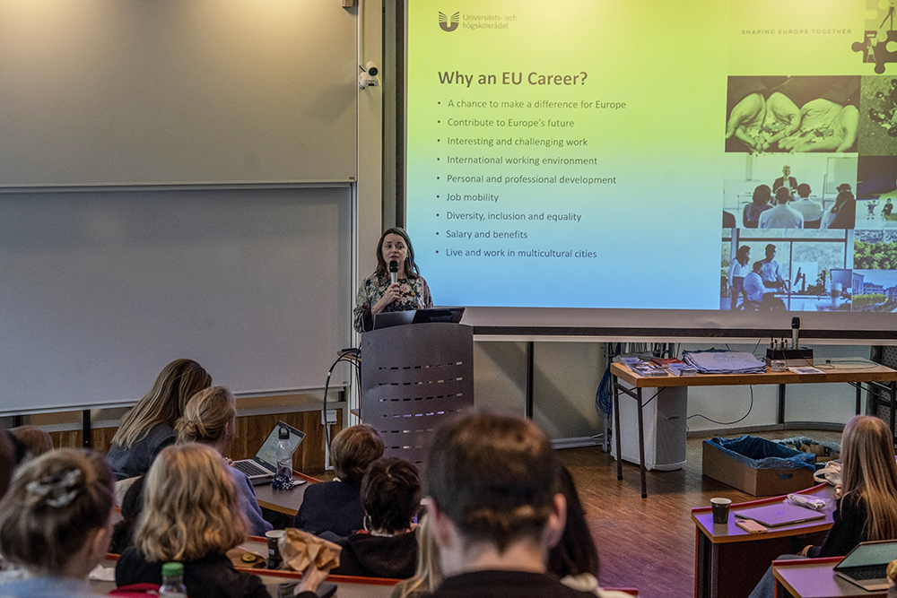 Lunch lecture: All you need to know about EU careers