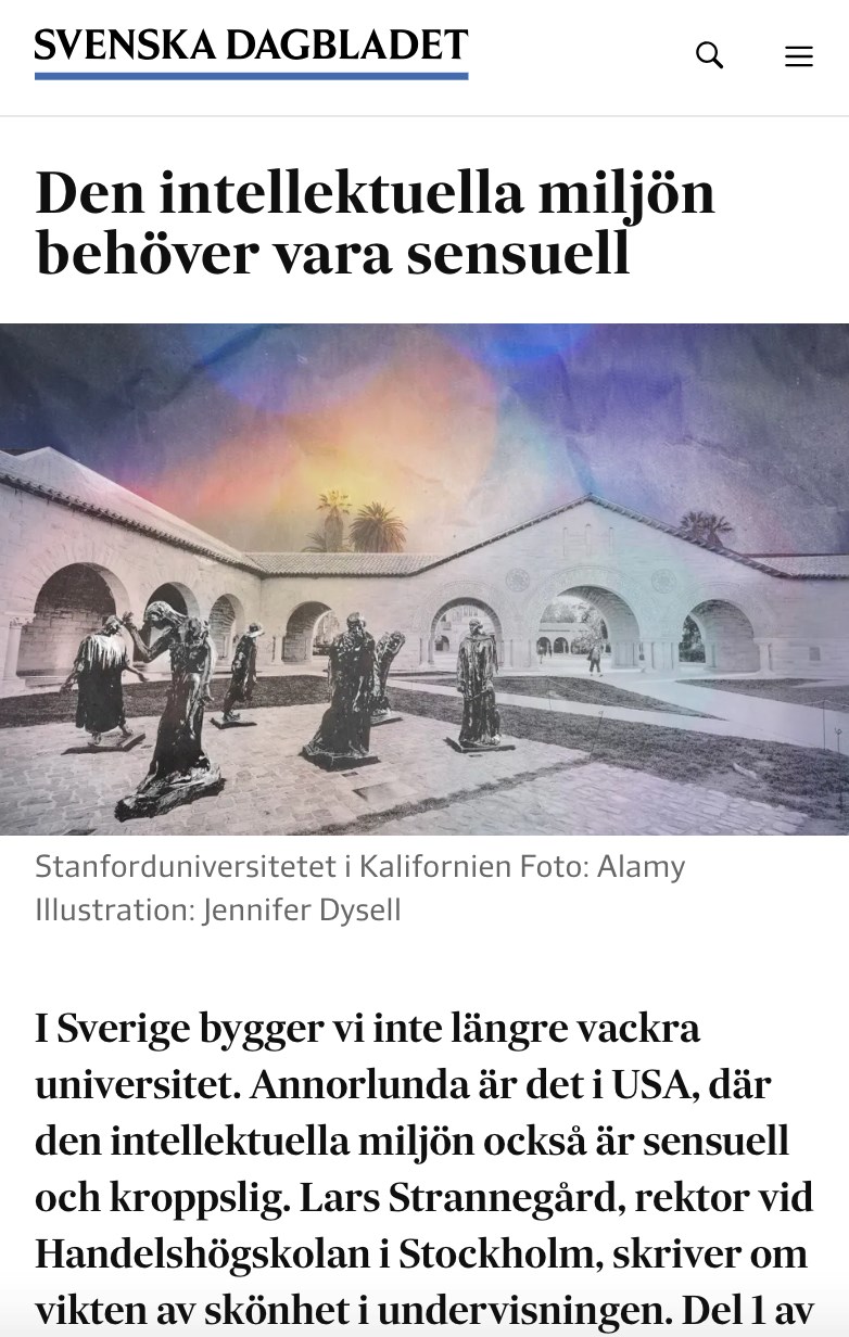 Screen shot from SvD