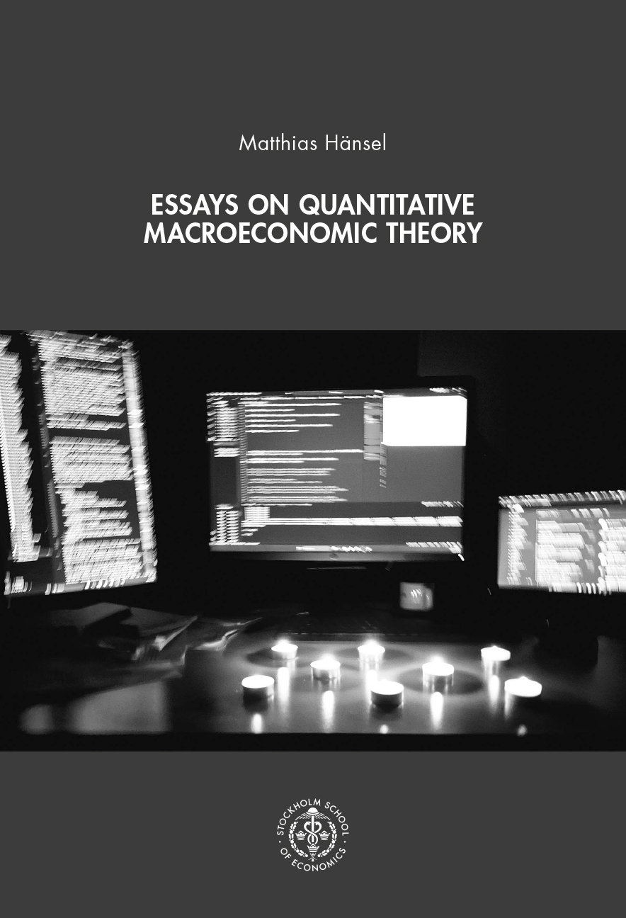 Image of book cover featuring a black and white photo of an office desk with three blurry computer screens displaying different programs that are running on the computer.