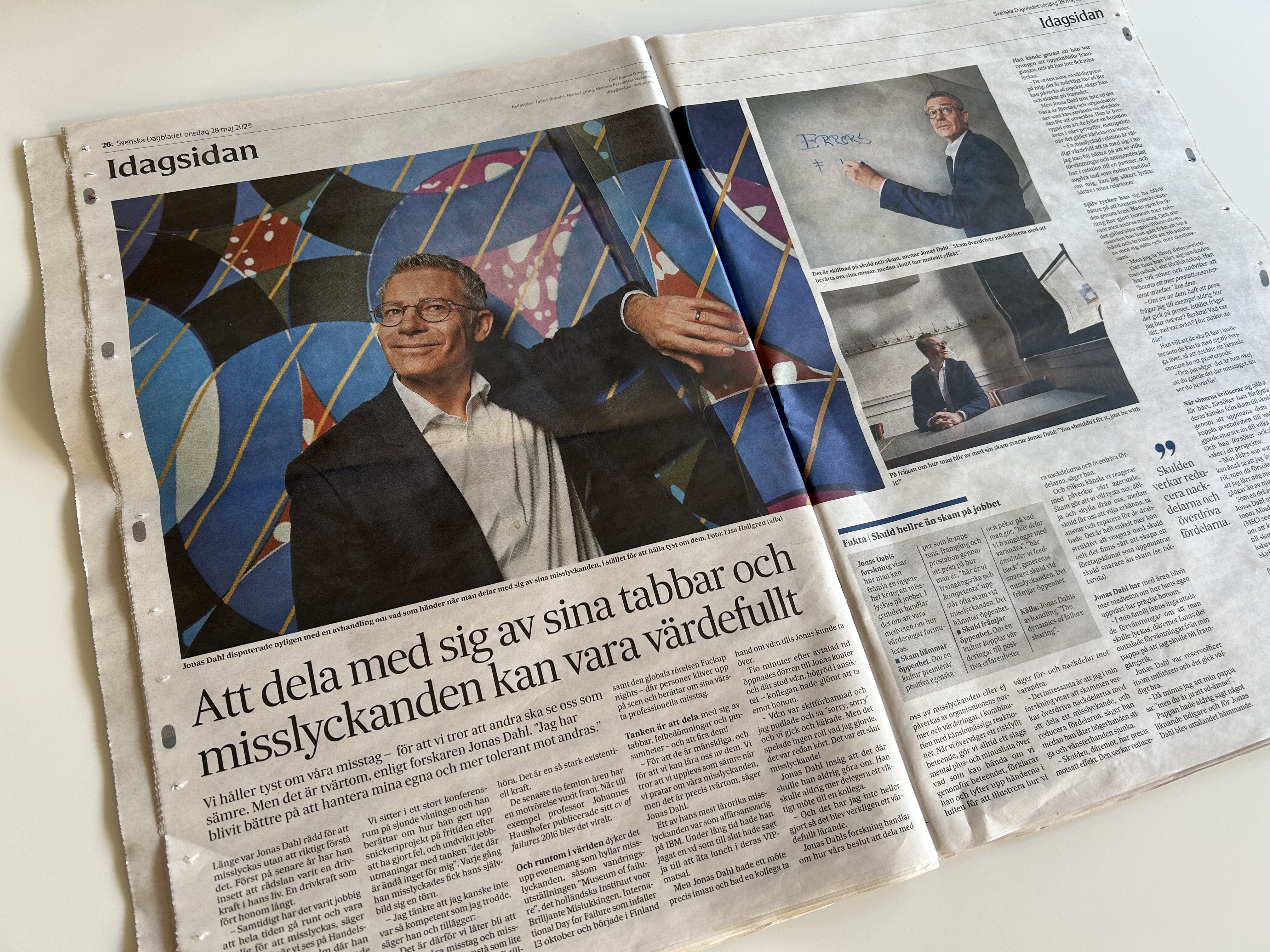 Dahl in SvD