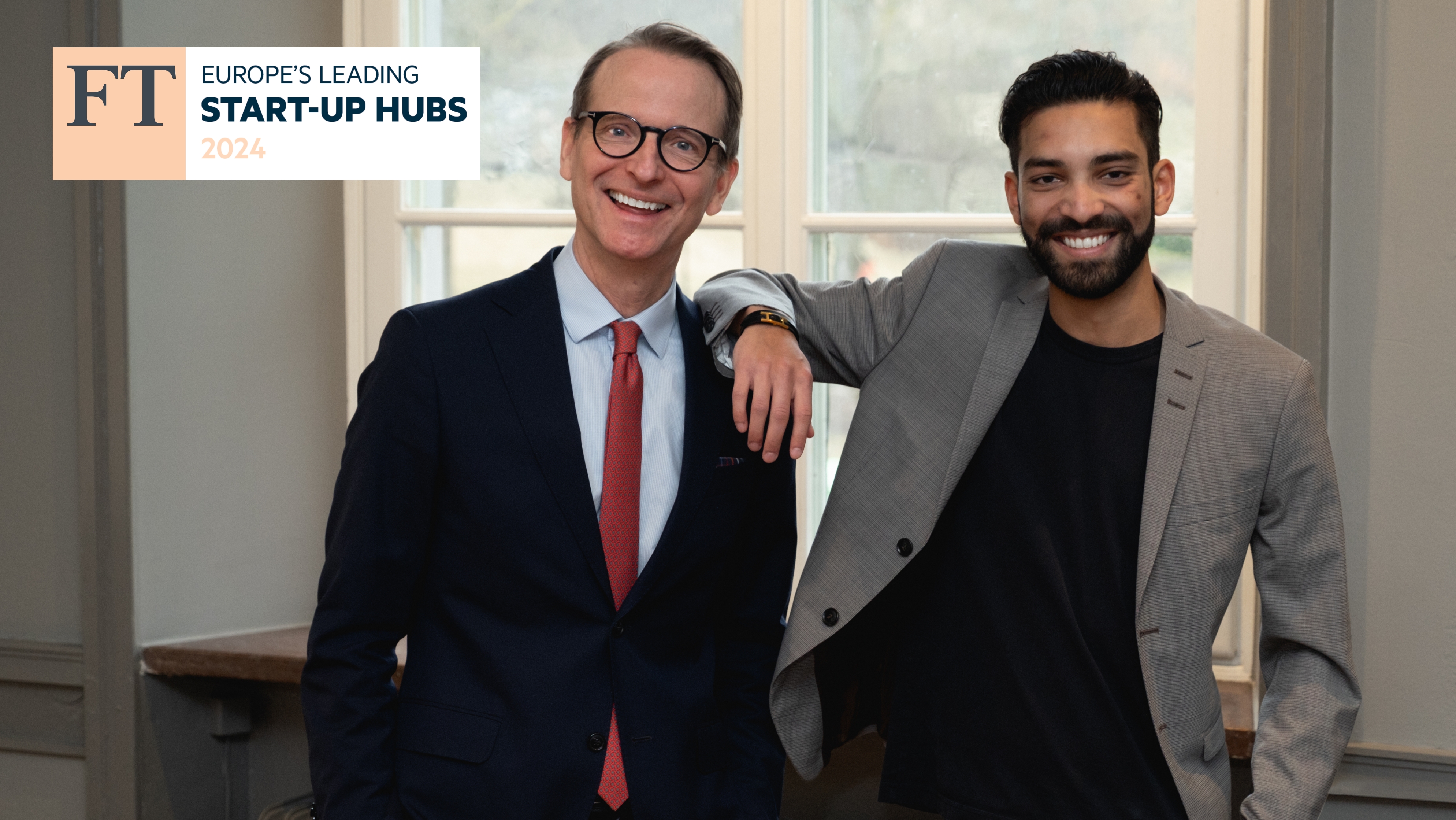 SSE President Lars Strannegård and SSE Business Lab CEO Andreas Johansson